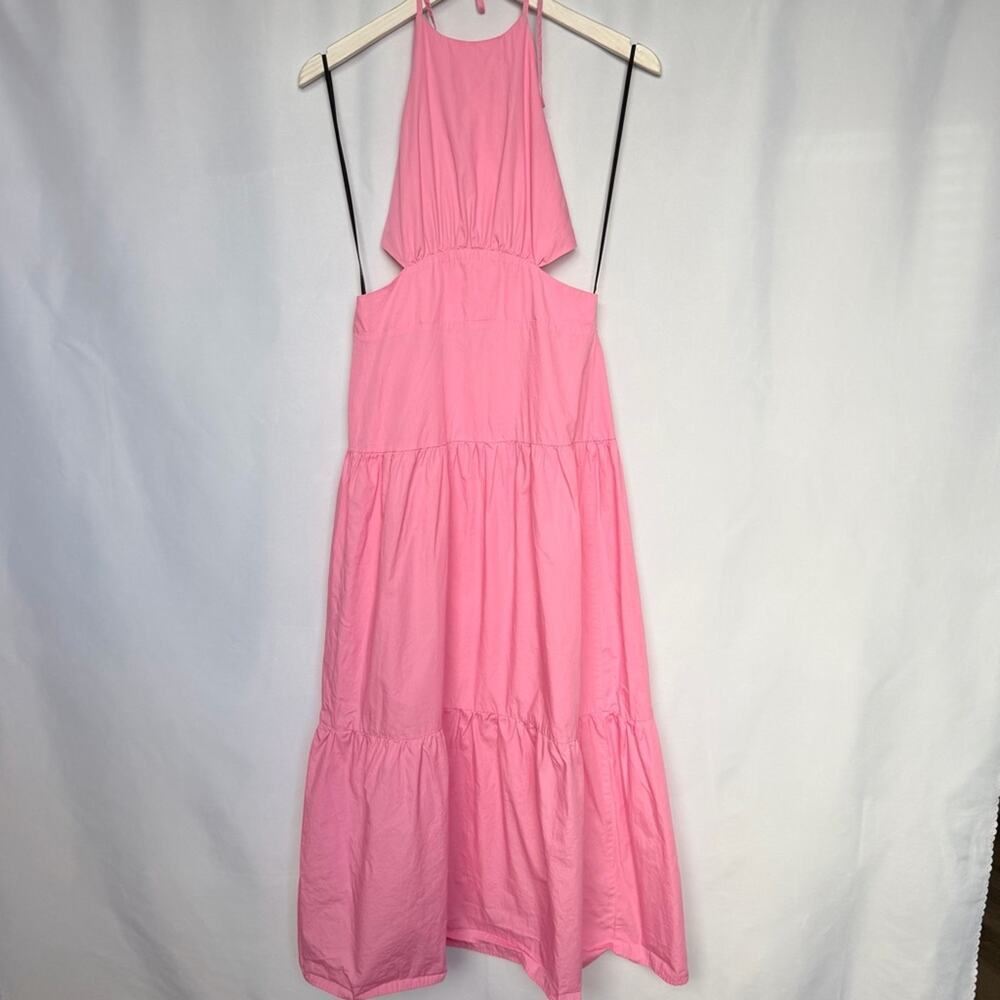 Forever 21 Pink Backless Halter Maxi Dress, Women’s Medium